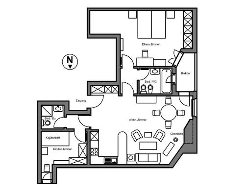 Ferienwohnung Polaschin C15 Sils Maria Bild 5